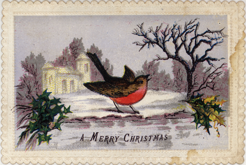 Illustration for article titled Nineteenth Century Christmas Cards Are Pure, Treacly WTF